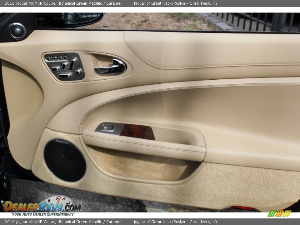2010 Jaguar XK XKR Coupe Botanical Green Metallic / Caramel Photo #9