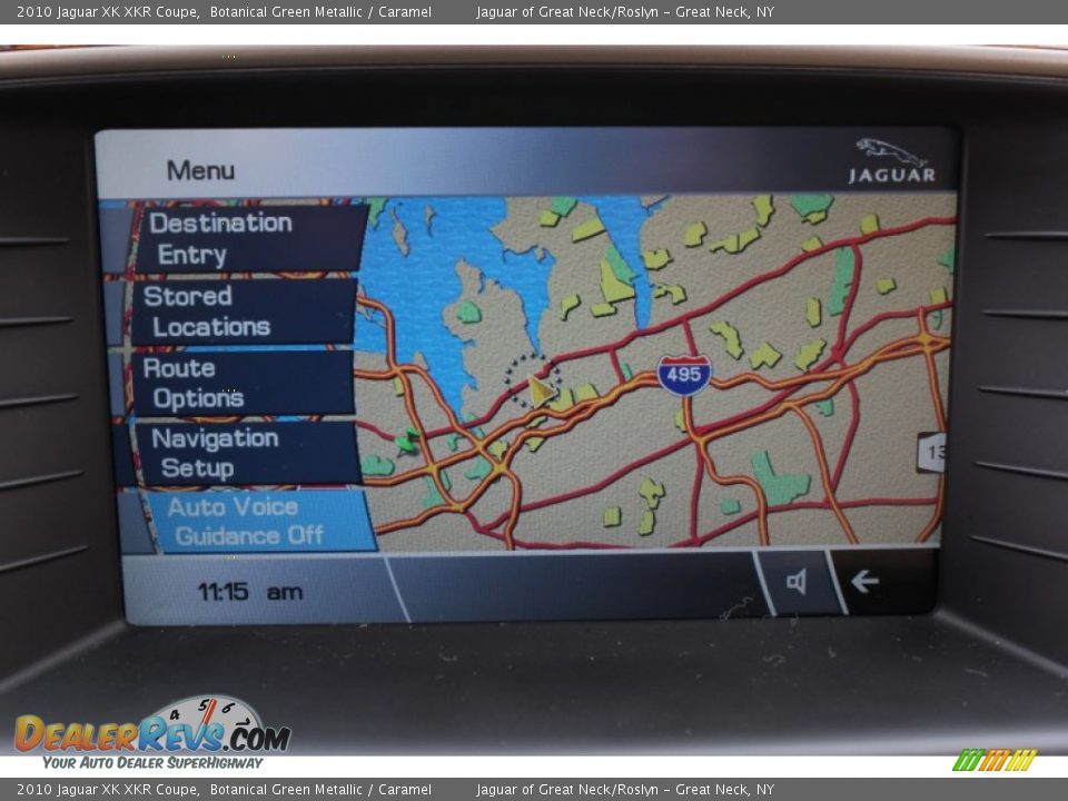 Navigation of 2010 Jaguar XK XKR Coupe Photo #19