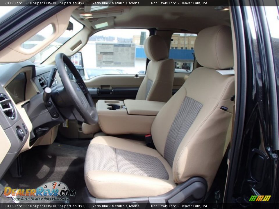 Adobe Interior - 2013 Ford F250 Super Duty XLT SuperCab 4x4 Photo #11