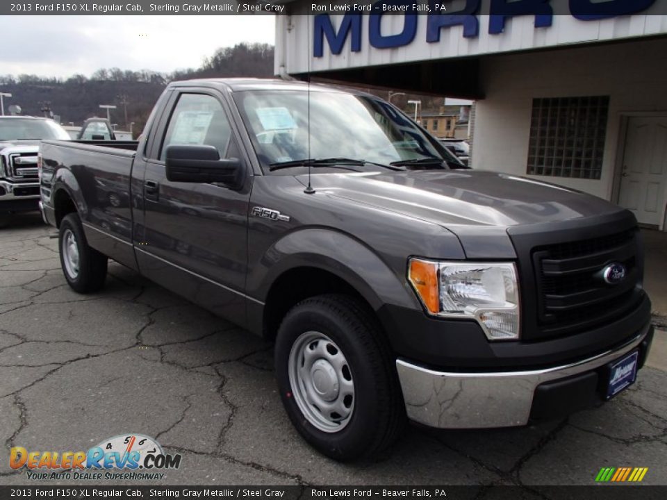 2013 Ford F150 XL Regular Cab Sterling Gray Metallic / Steel Gray Photo #2