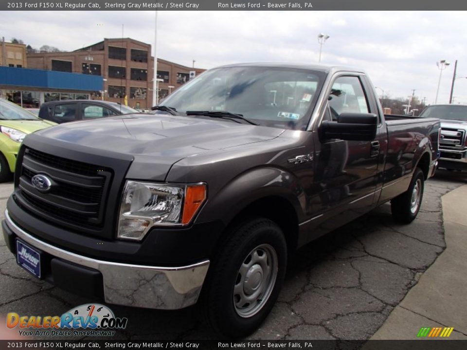 2013 Ford F150 XL Regular Cab Sterling Gray Metallic / Steel Gray Photo #4