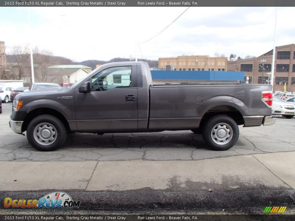 2013 Ford F150 XL Regular Cab Sterling Gray Metallic / Steel Gray Photo #5