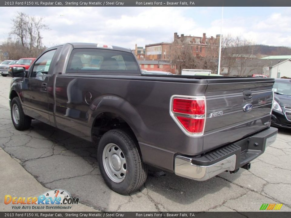 2013 Ford F150 XL Regular Cab Sterling Gray Metallic / Steel Gray Photo #6