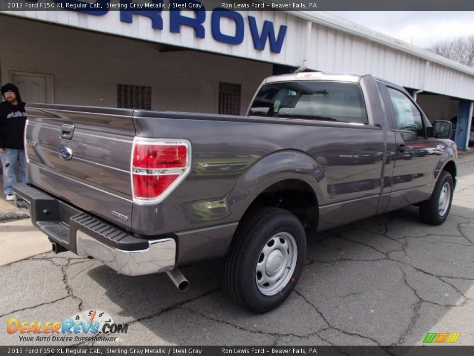 2013 Ford F150 XL Regular Cab Sterling Gray Metallic / Steel Gray Photo #8