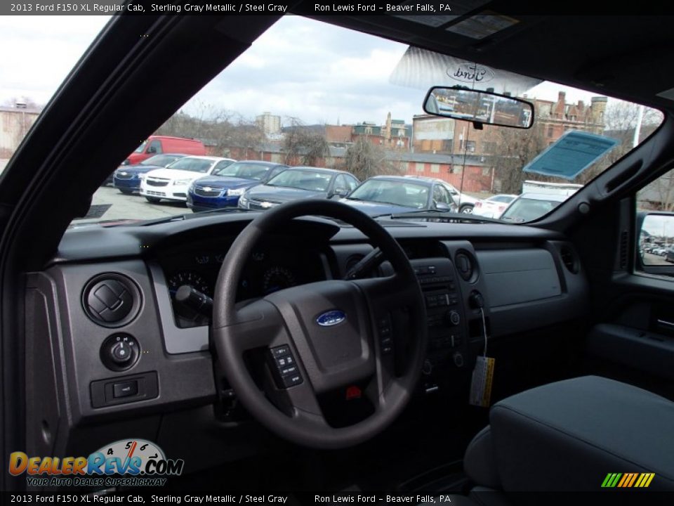 2013 Ford F150 XL Regular Cab Sterling Gray Metallic / Steel Gray Photo #10