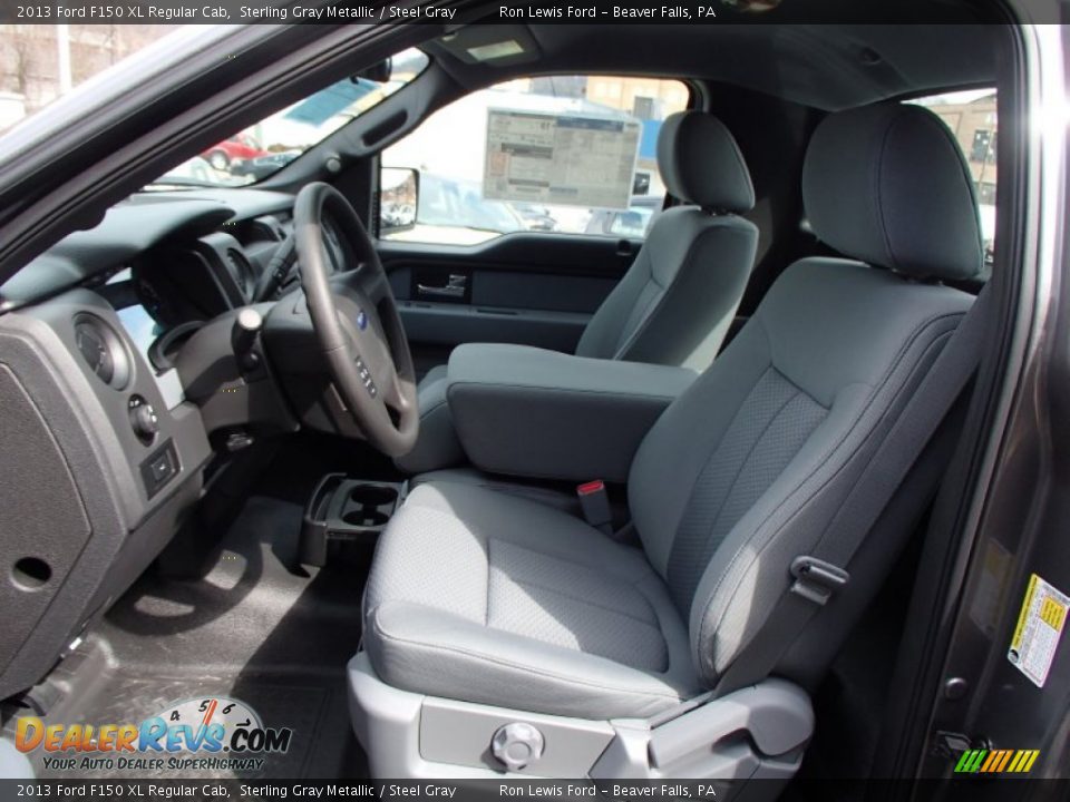 2013 Ford F150 XL Regular Cab Sterling Gray Metallic / Steel Gray Photo #11