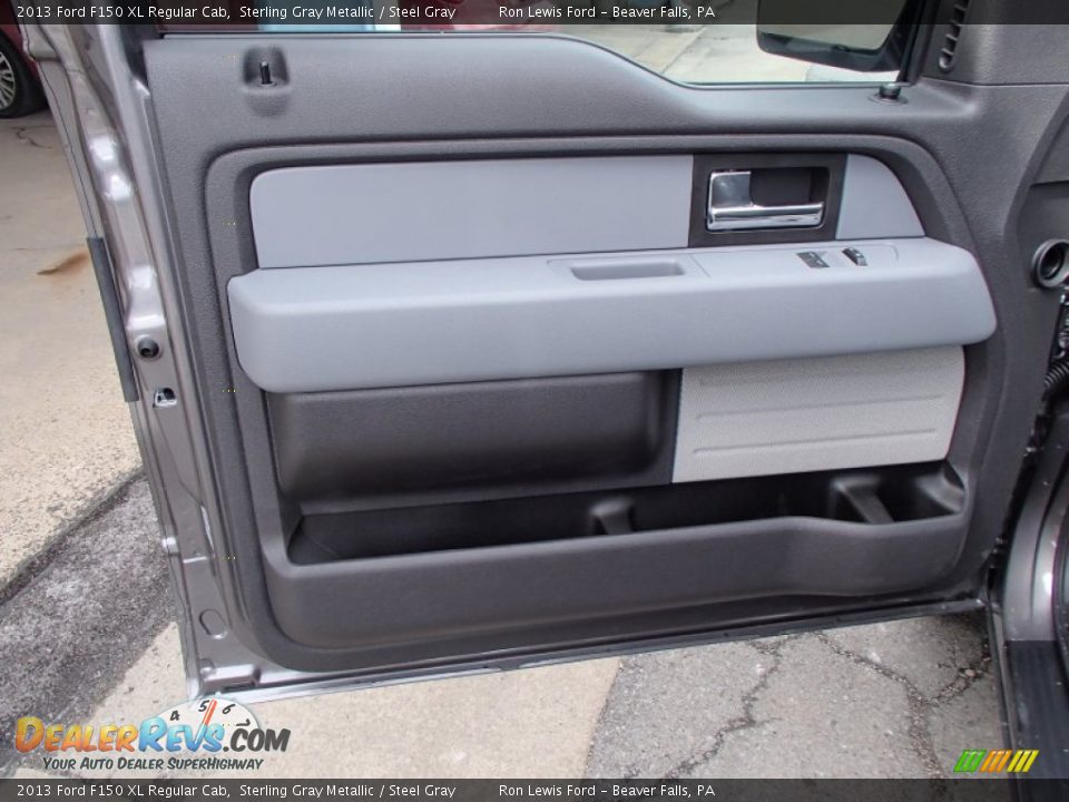 2013 Ford F150 XL Regular Cab Sterling Gray Metallic / Steel Gray Photo #12
