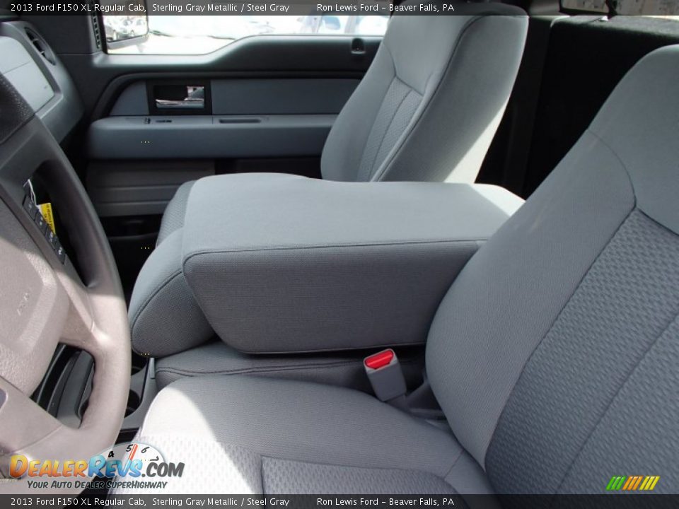2013 Ford F150 XL Regular Cab Sterling Gray Metallic / Steel Gray Photo #14