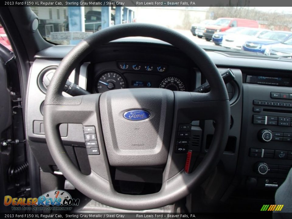 2013 Ford F150 XL Regular Cab Sterling Gray Metallic / Steel Gray Photo #16