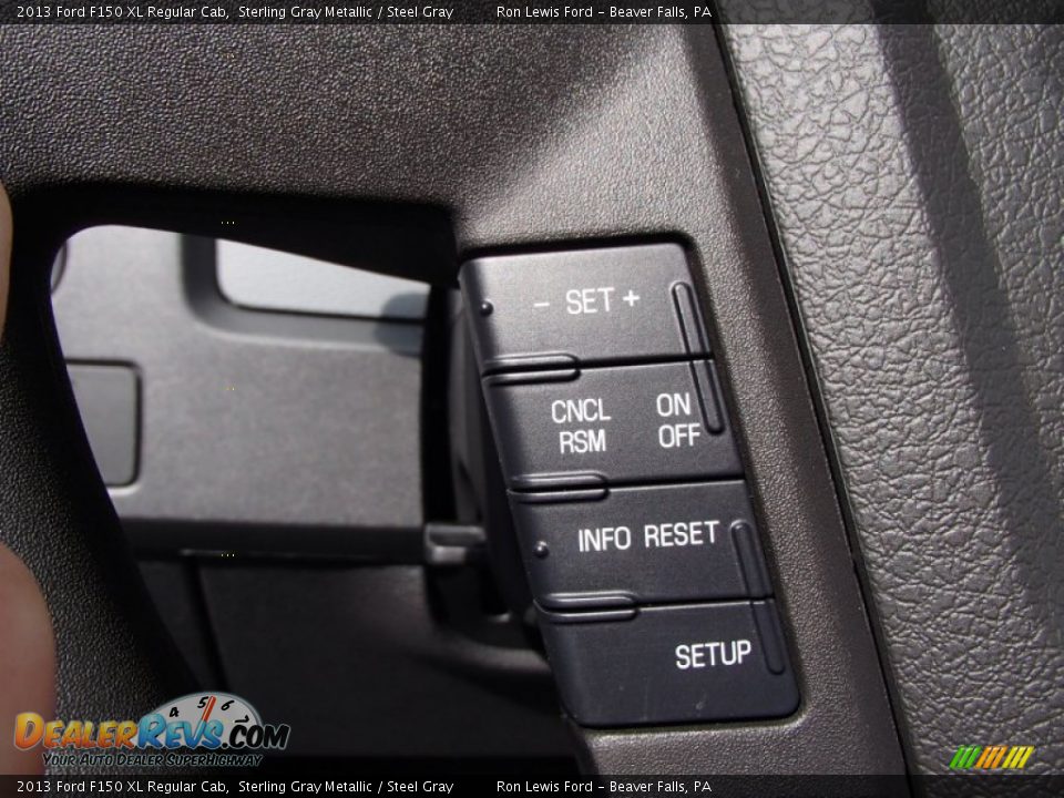2013 Ford F150 XL Regular Cab Sterling Gray Metallic / Steel Gray Photo #17