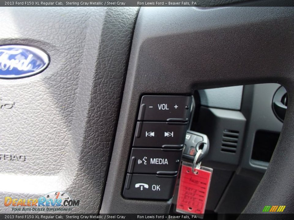 2013 Ford F150 XL Regular Cab Sterling Gray Metallic / Steel Gray Photo #18