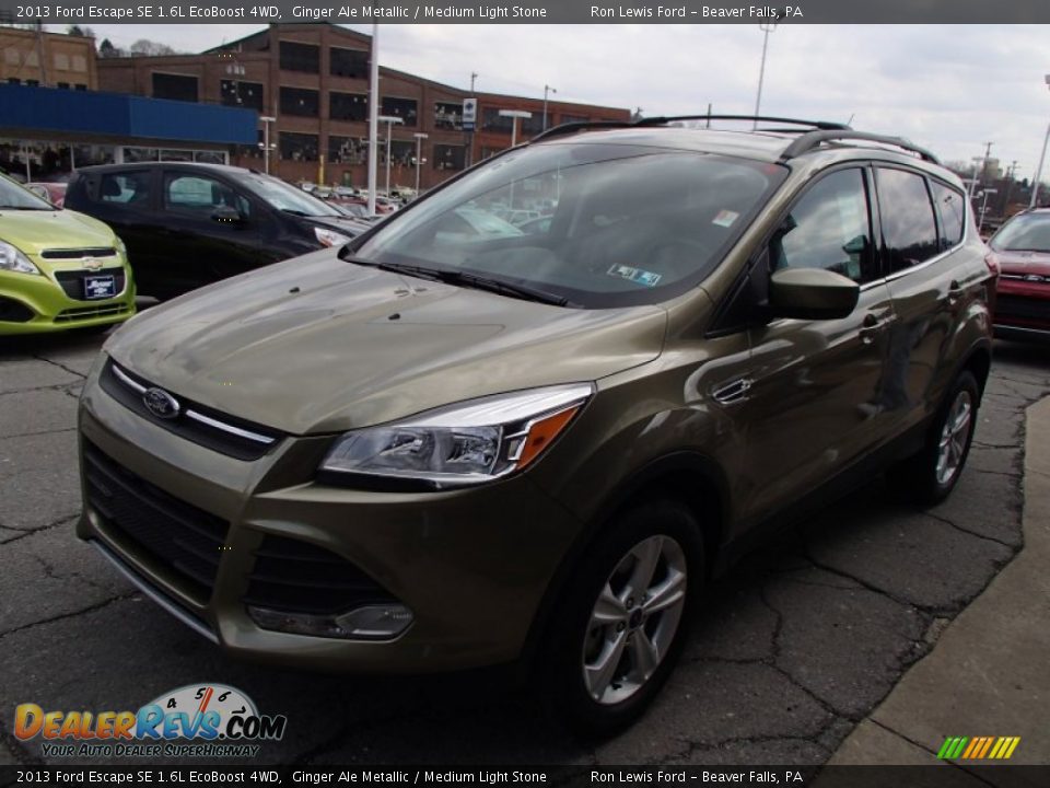 2013 Ford Escape SE 1.6L EcoBoost 4WD Ginger Ale Metallic / Medium Light Stone Photo #4