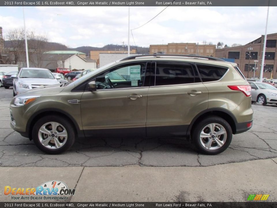 2013 Ford Escape SE 1.6L EcoBoost 4WD Ginger Ale Metallic / Medium Light Stone Photo #5