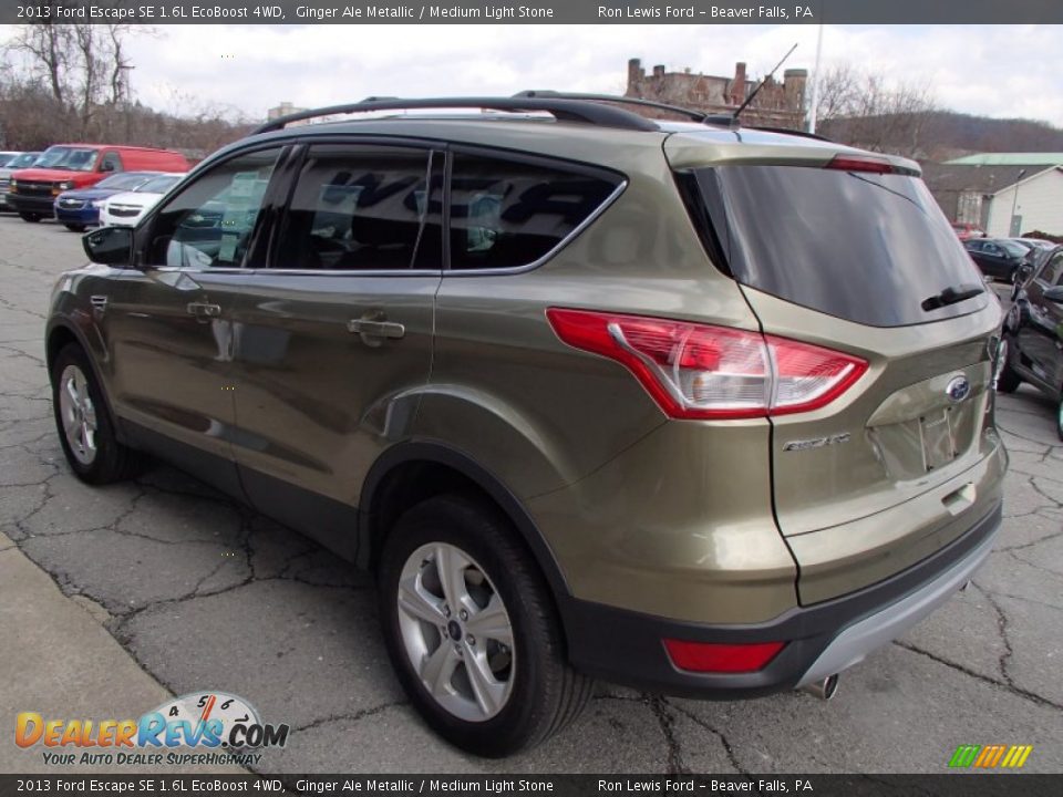 2013 Ford Escape SE 1.6L EcoBoost 4WD Ginger Ale Metallic / Medium Light Stone Photo #6