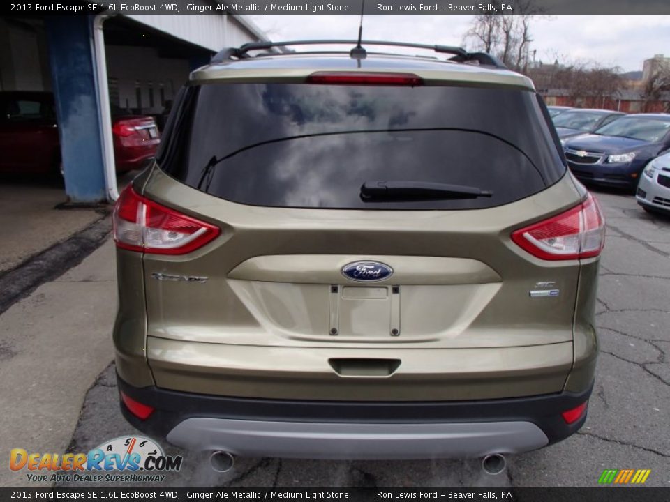 2013 Ford Escape SE 1.6L EcoBoost 4WD Ginger Ale Metallic / Medium Light Stone Photo #7
