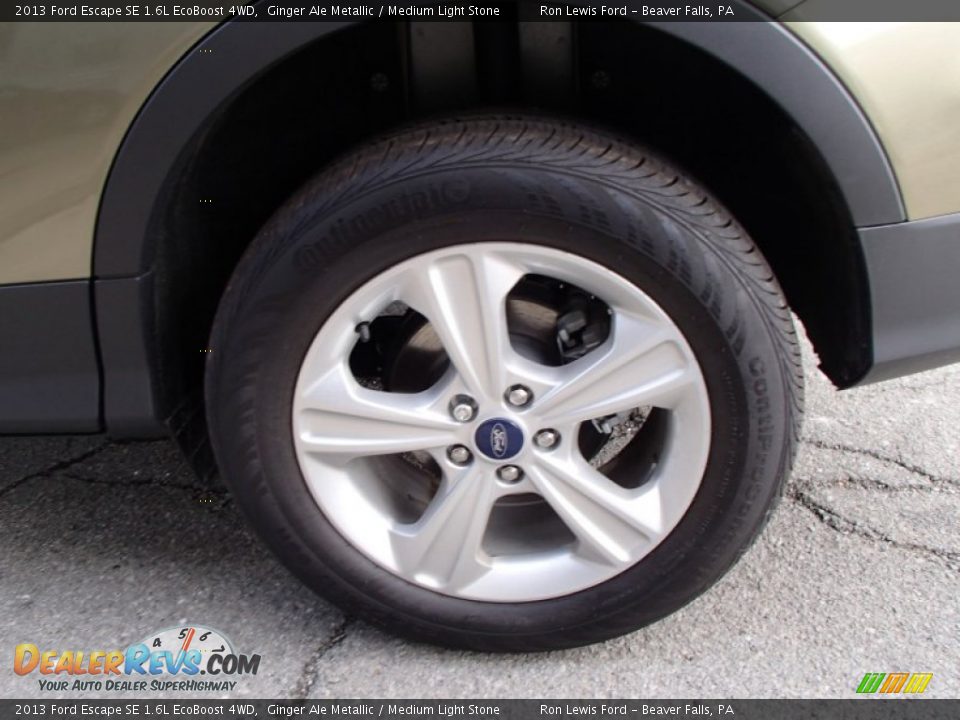 2013 Ford Escape SE 1.6L EcoBoost 4WD Ginger Ale Metallic / Medium Light Stone Photo #9