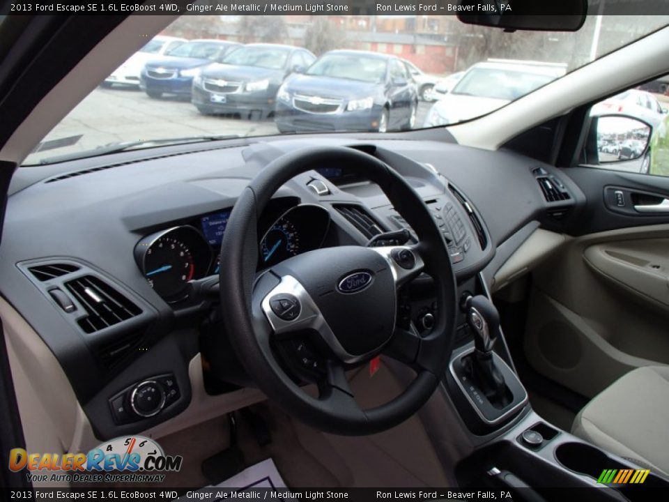 2013 Ford Escape SE 1.6L EcoBoost 4WD Ginger Ale Metallic / Medium Light Stone Photo #10