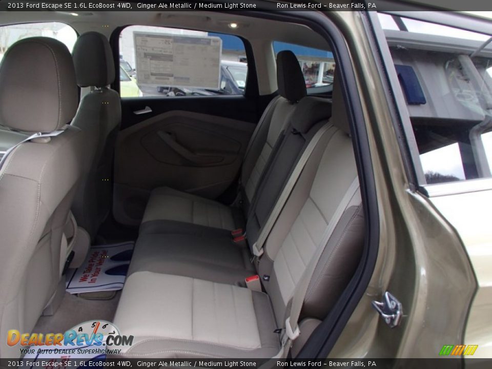 2013 Ford Escape SE 1.6L EcoBoost 4WD Ginger Ale Metallic / Medium Light Stone Photo #13