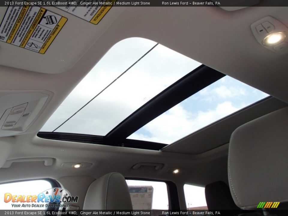 2013 Ford Escape SE 1.6L EcoBoost 4WD Ginger Ale Metallic / Medium Light Stone Photo #16