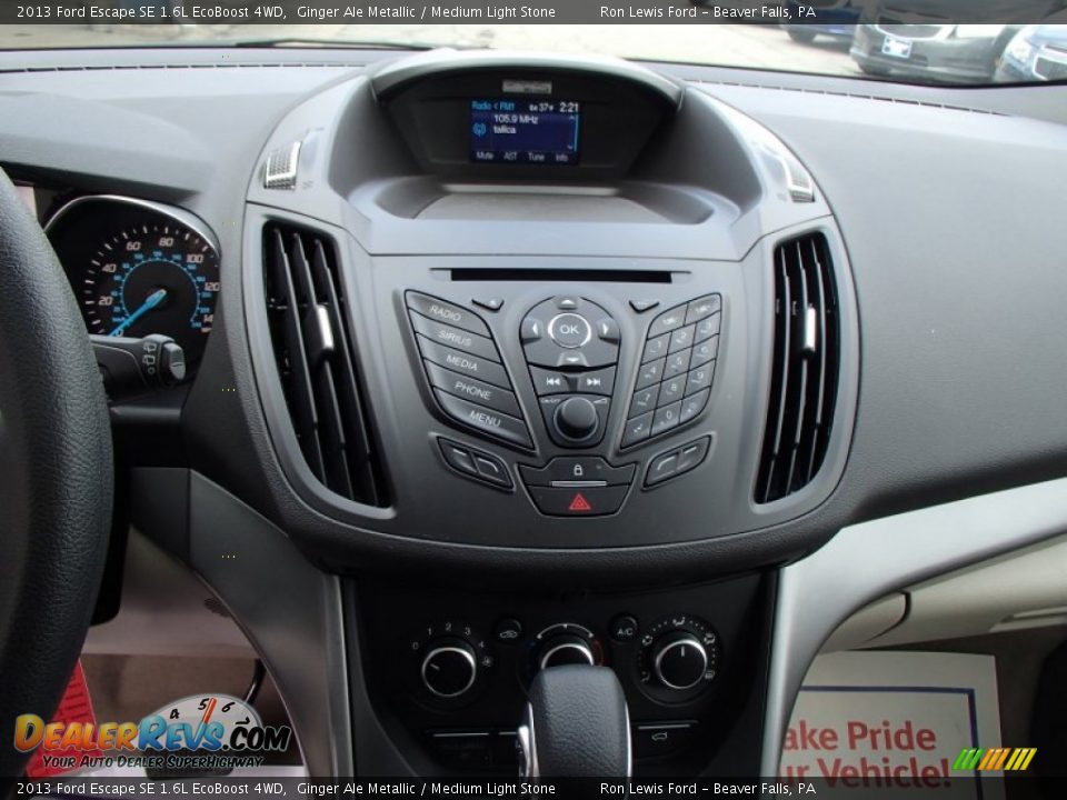 2013 Ford Escape SE 1.6L EcoBoost 4WD Ginger Ale Metallic / Medium Light Stone Photo #17