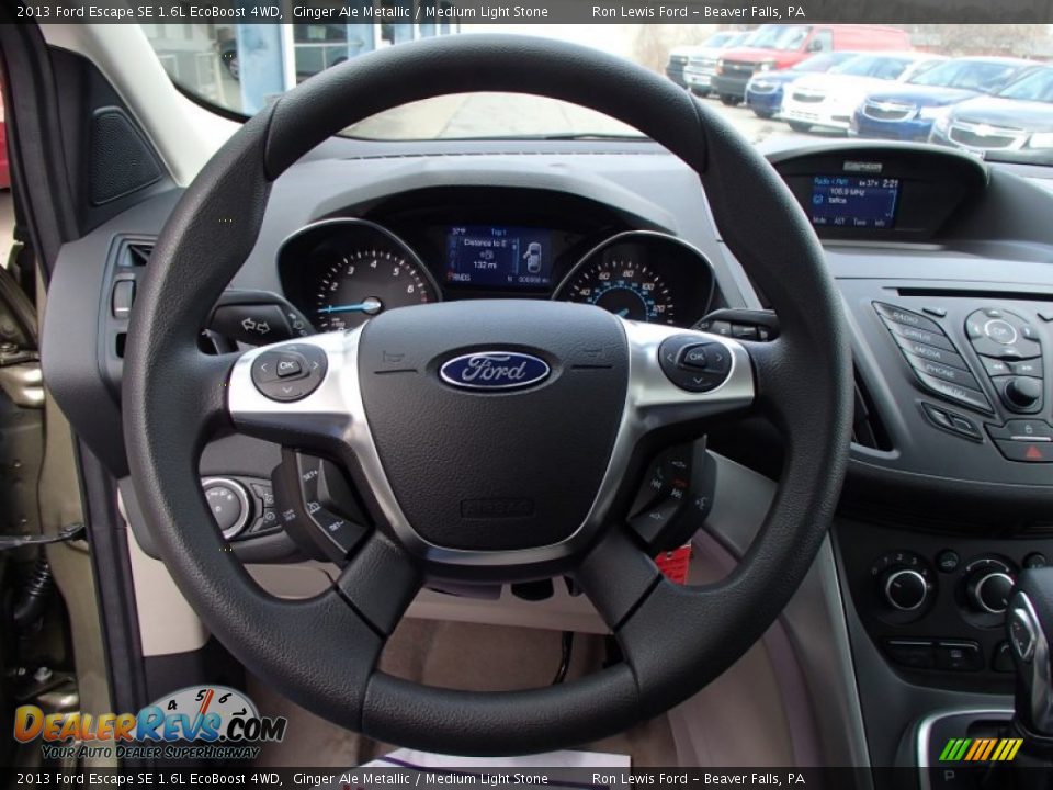 2013 Ford Escape SE 1.6L EcoBoost 4WD Ginger Ale Metallic / Medium Light Stone Photo #19
