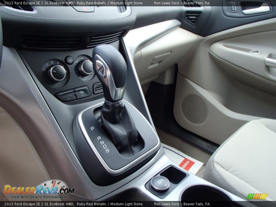 2013 Ford Escape SE 2.0L EcoBoost 4WD Ruby Red Metallic / Medium Light Stone Photo #17