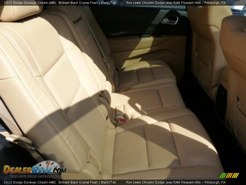 2013 Dodge Durango Citadel AWD Brilliant Black Crystal Pearl / Black/Tan Photo #10
