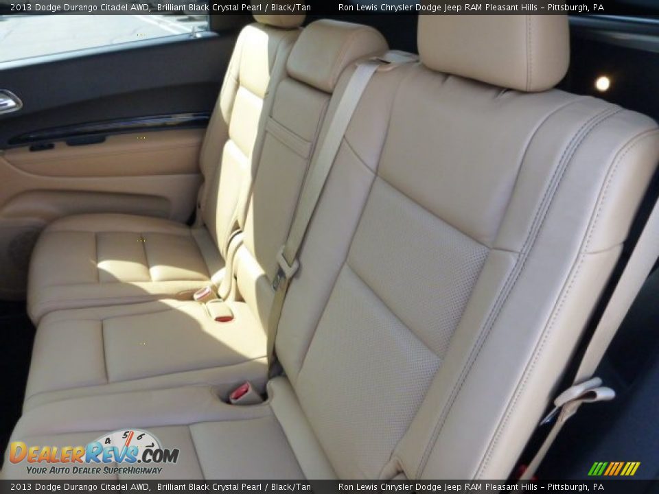 2013 Dodge Durango Citadel AWD Brilliant Black Crystal Pearl / Black/Tan Photo #12