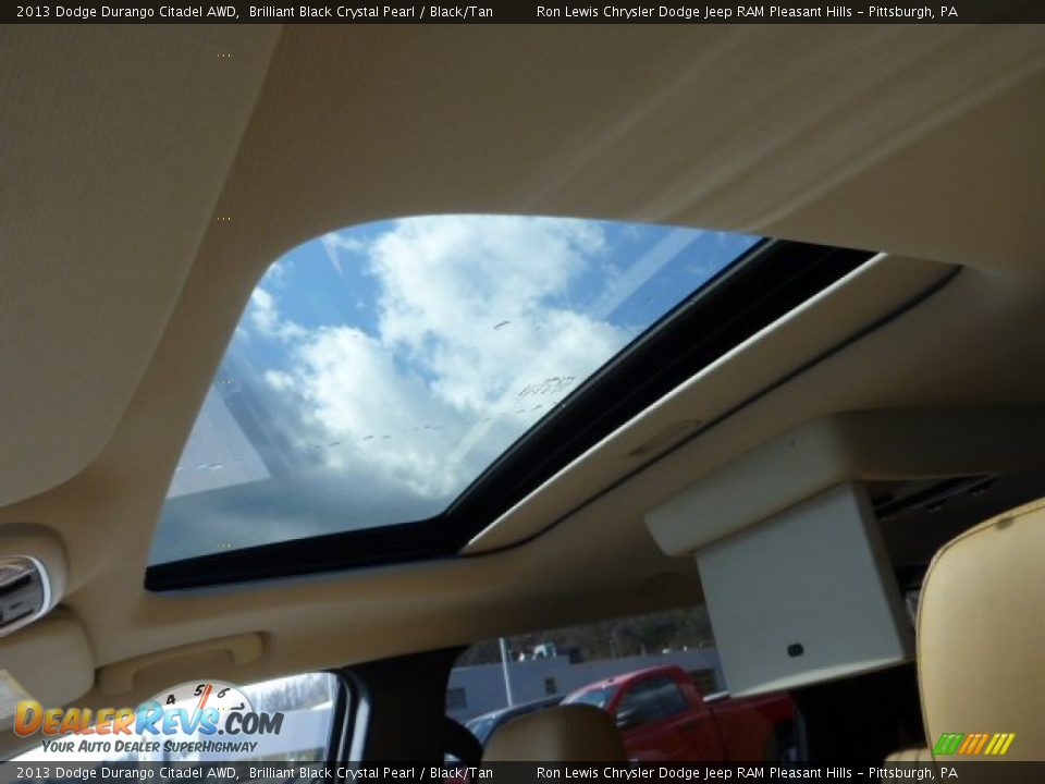 2013 Dodge Durango Citadel AWD Brilliant Black Crystal Pearl / Black/Tan Photo #16