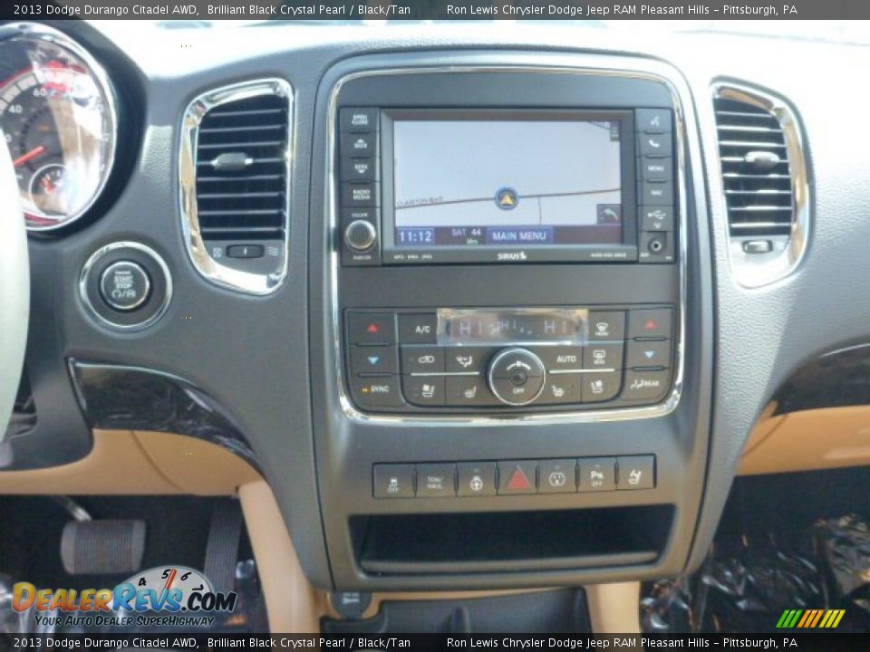 2013 Dodge Durango Citadel AWD Brilliant Black Crystal Pearl / Black/Tan Photo #18