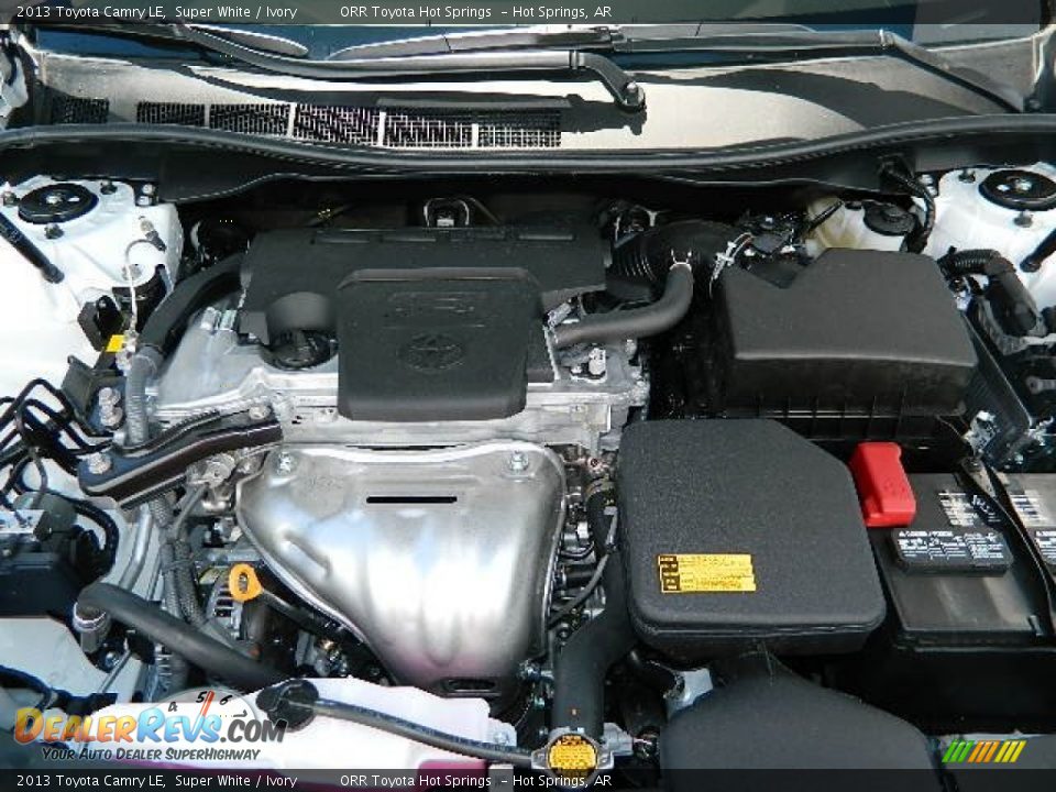 2013 Toyota Camry LE Super White / Ivory Photo #7