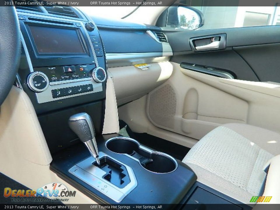 2013 Toyota Camry LE Super White / Ivory Photo #11