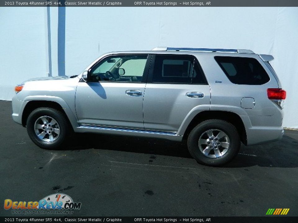 2013 Toyota 4Runner SR5 4x4 Classic Silver Metallic / Graphite Photo #4