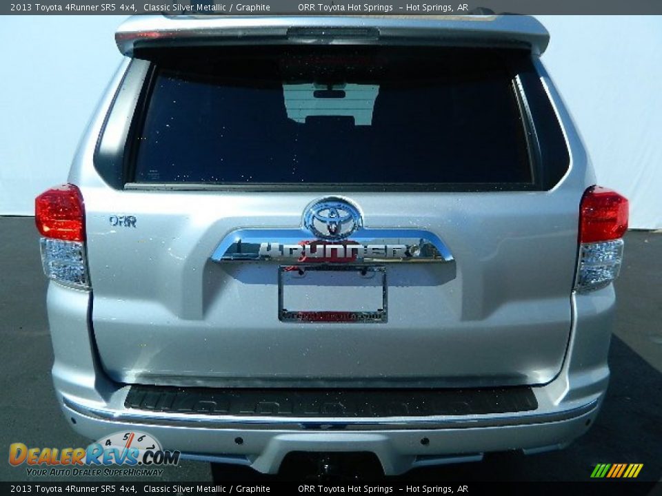 2013 Toyota 4Runner SR5 4x4 Classic Silver Metallic / Graphite Photo #5