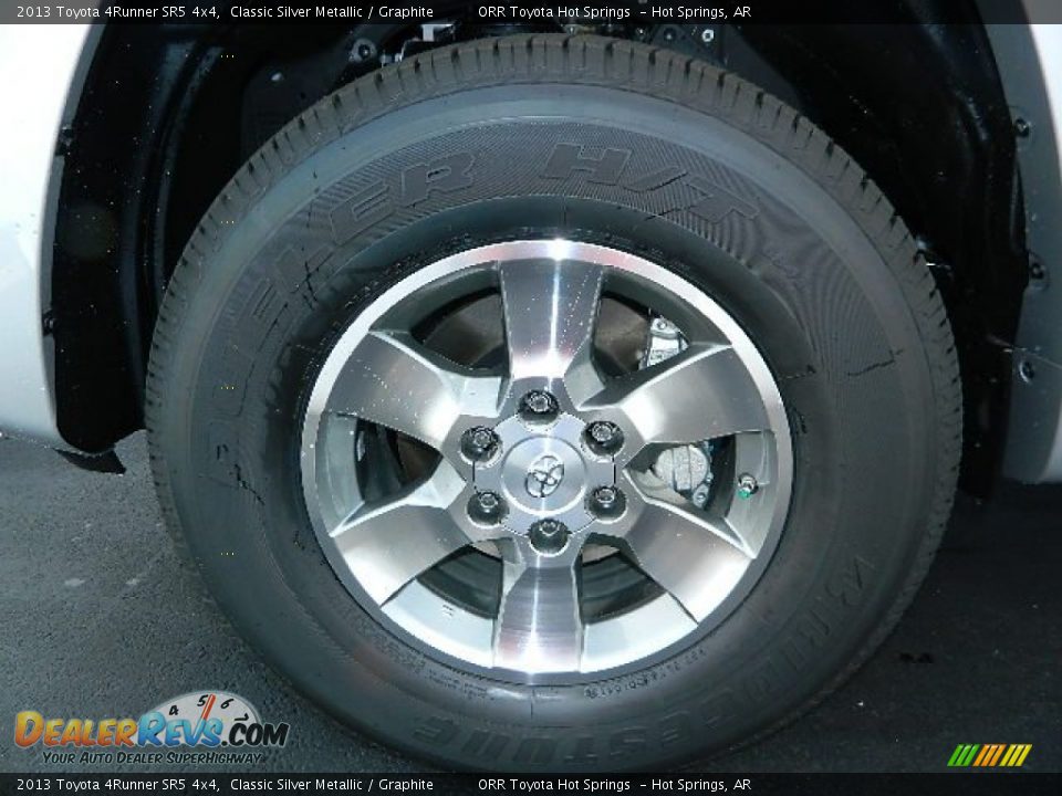 2013 Toyota 4Runner SR5 4x4 Classic Silver Metallic / Graphite Photo #8