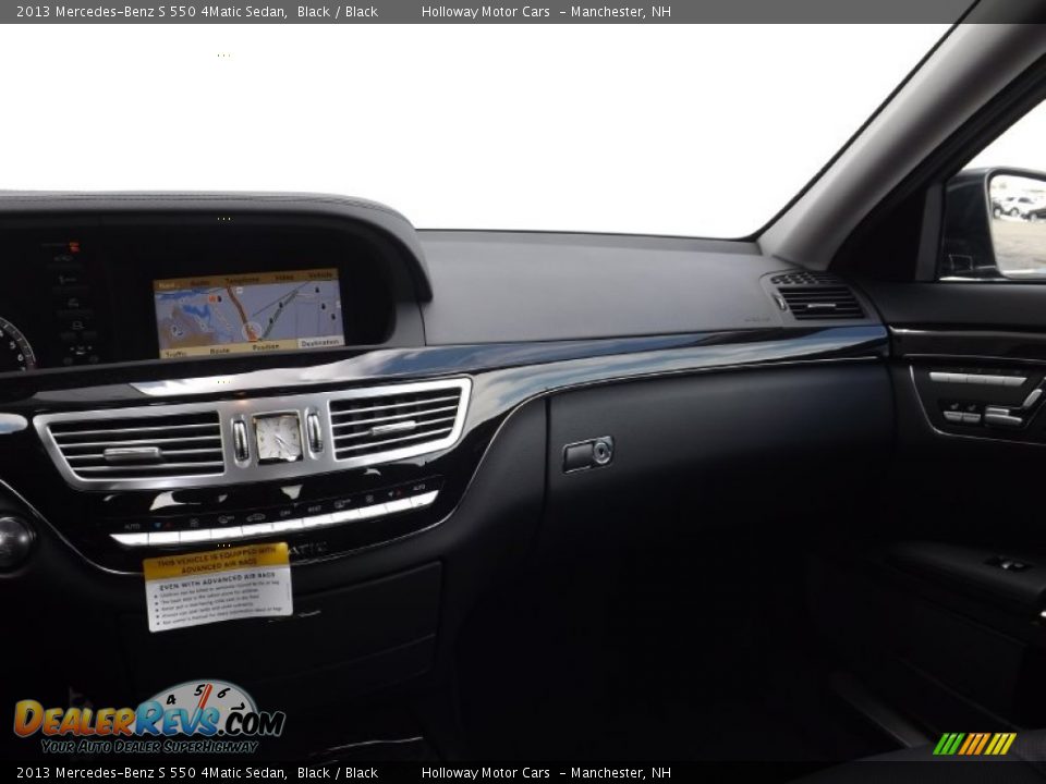 2013 Mercedes-Benz S 550 4Matic Sedan Black / Black Photo #8