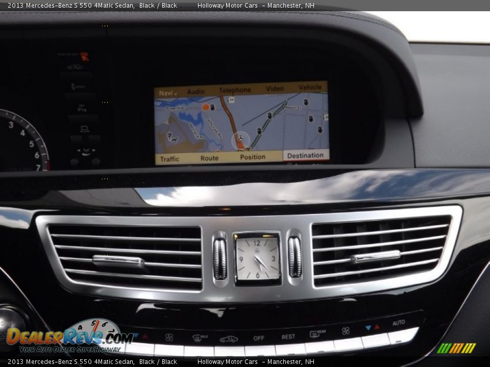2013 Mercedes-Benz S 550 4Matic Sedan Black / Black Photo #9