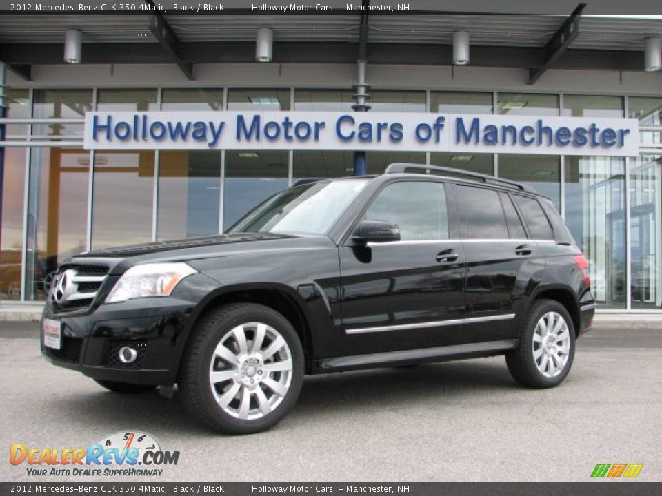 2012 Mercedes-Benz GLK 350 4Matic Black / Black Photo #1