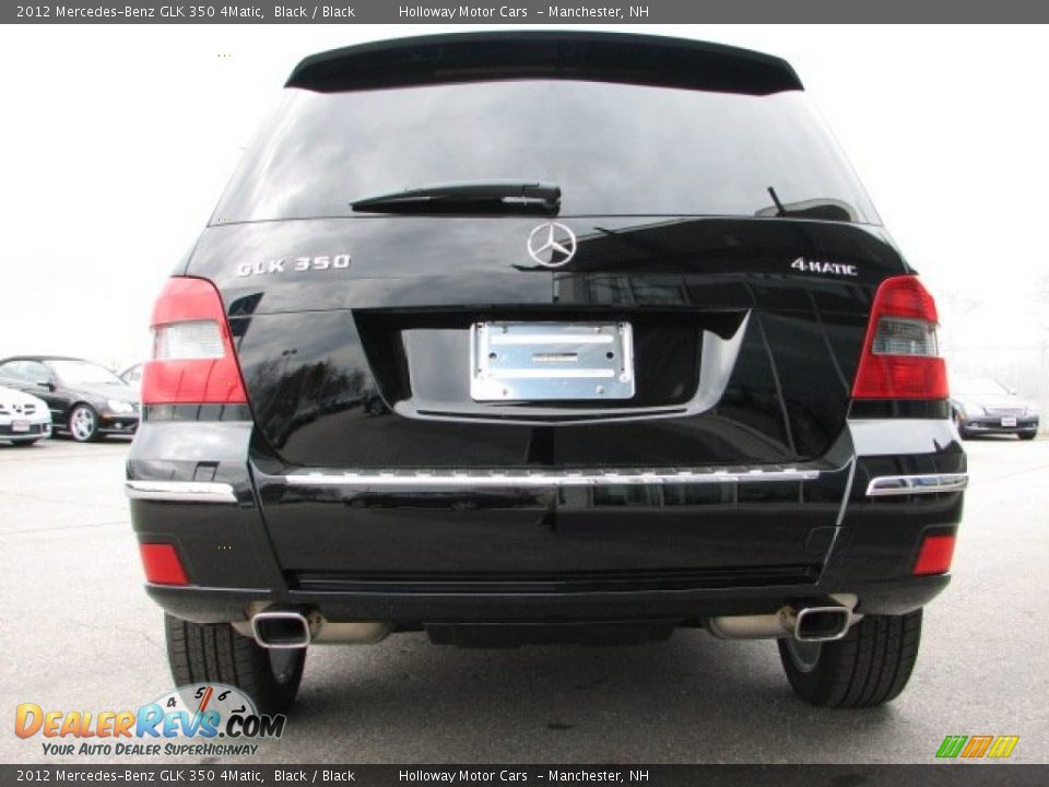 2012 Mercedes-Benz GLK 350 4Matic Black / Black Photo #4