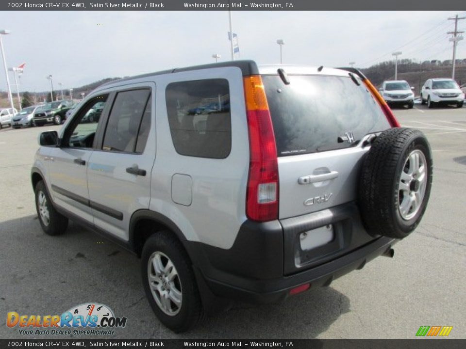 2002 Honda CR-V EX 4WD Satin Silver Metallic / Black Photo #6