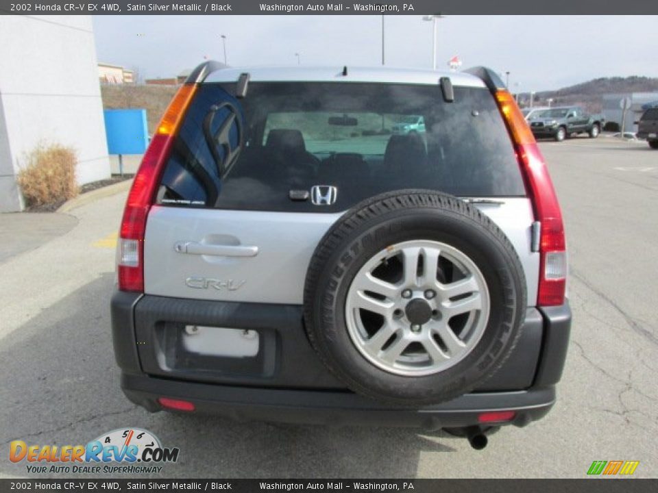 2002 Honda CR-V EX 4WD Satin Silver Metallic / Black Photo #7