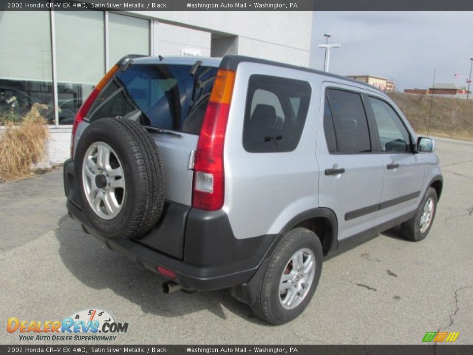 2002 Honda CR-V EX 4WD Satin Silver Metallic / Black Photo #8