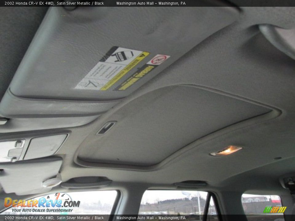 2002 Honda CR-V EX 4WD Satin Silver Metallic / Black Photo #10