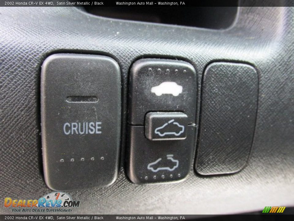 2002 Honda CR-V EX 4WD Satin Silver Metallic / Black Photo #11