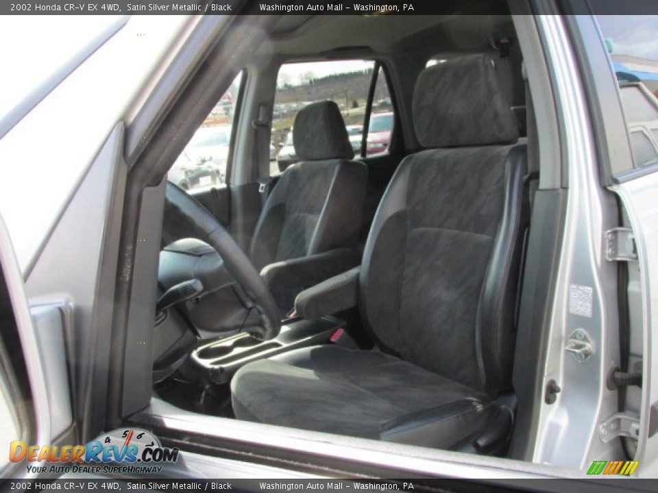 2002 Honda CR-V EX 4WD Satin Silver Metallic / Black Photo #12