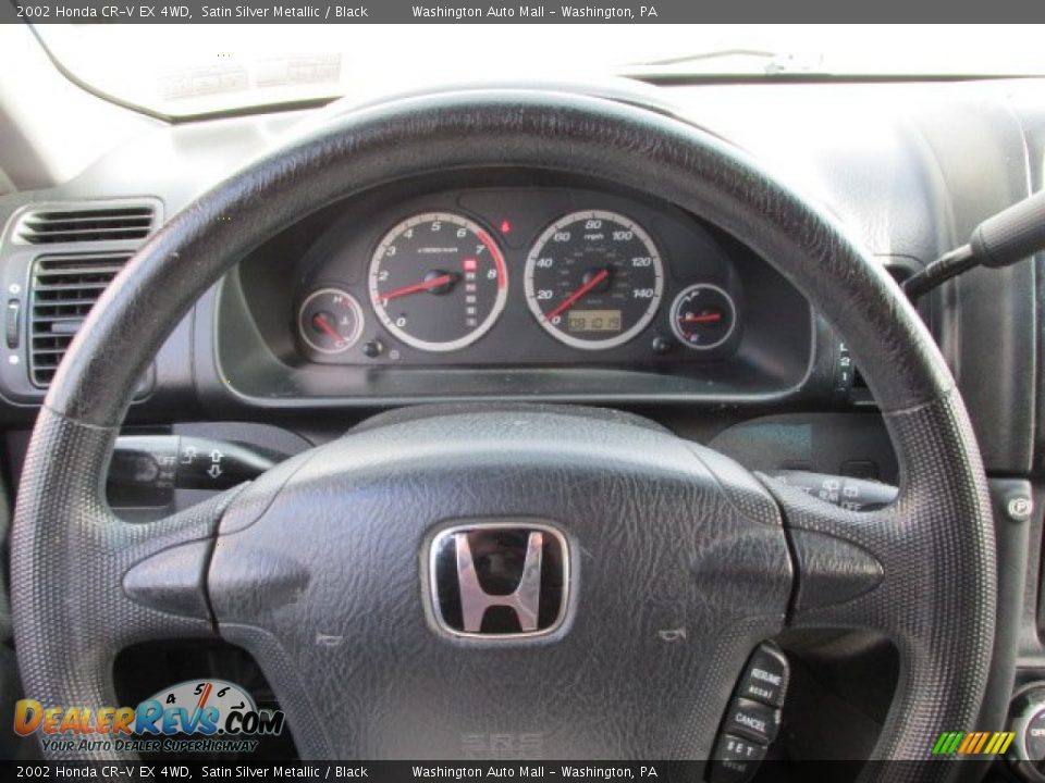 2002 Honda CR-V EX 4WD Satin Silver Metallic / Black Photo #14