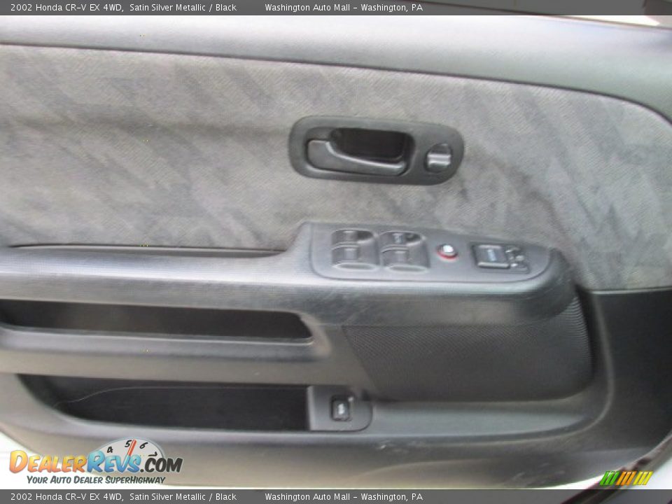 2002 Honda CR-V EX 4WD Satin Silver Metallic / Black Photo #17