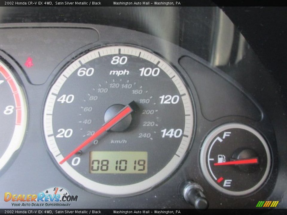 2002 Honda CR-V EX 4WD Satin Silver Metallic / Black Photo #20