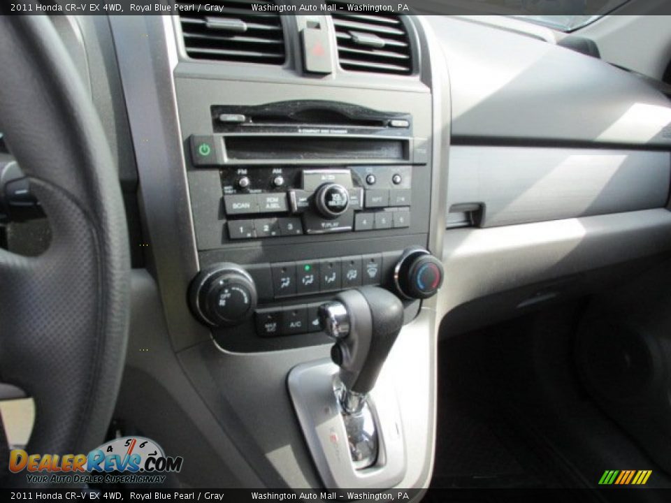 2011 Honda CR-V EX 4WD Royal Blue Pearl / Gray Photo #15