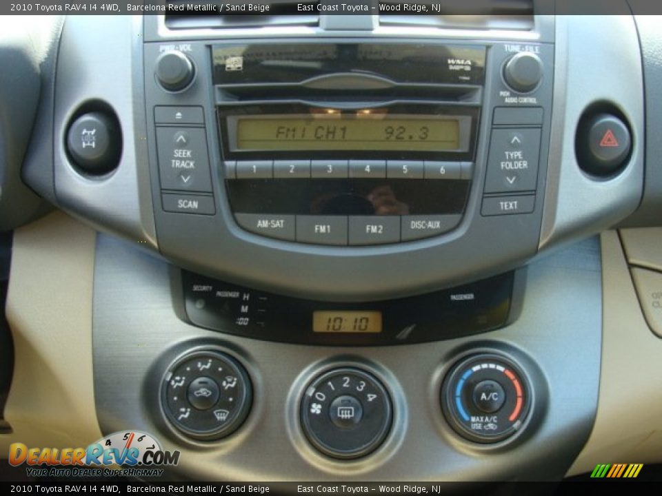 2010 Toyota RAV4 I4 4WD Barcelona Red Metallic / Sand Beige Photo #11
